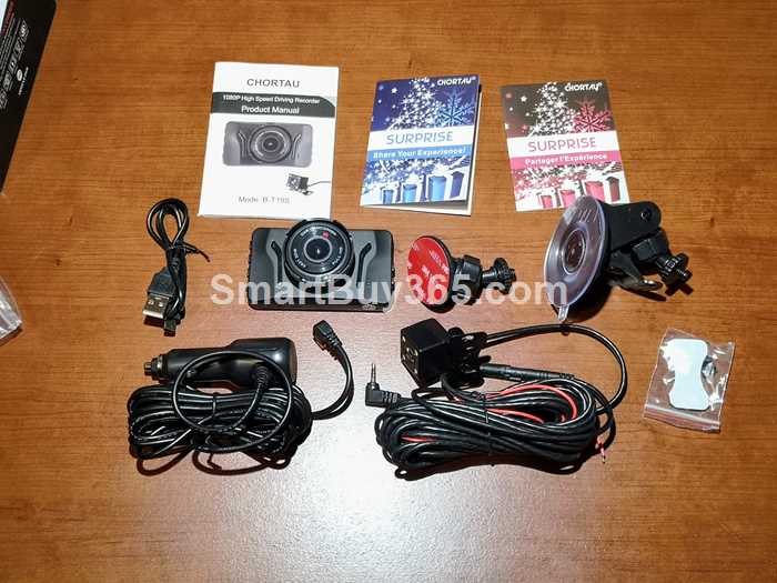CHORTAU Dash Cam Front and Rear - smartbuy365.com